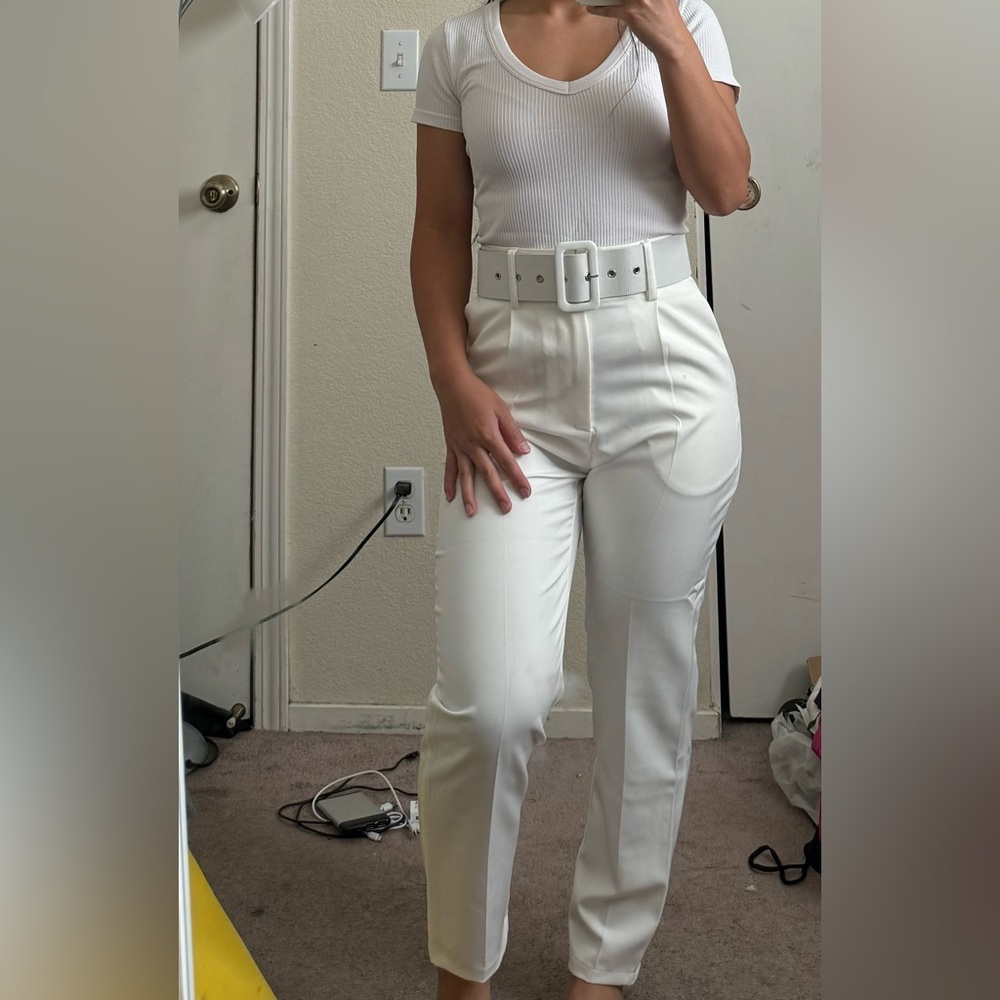 White work pants